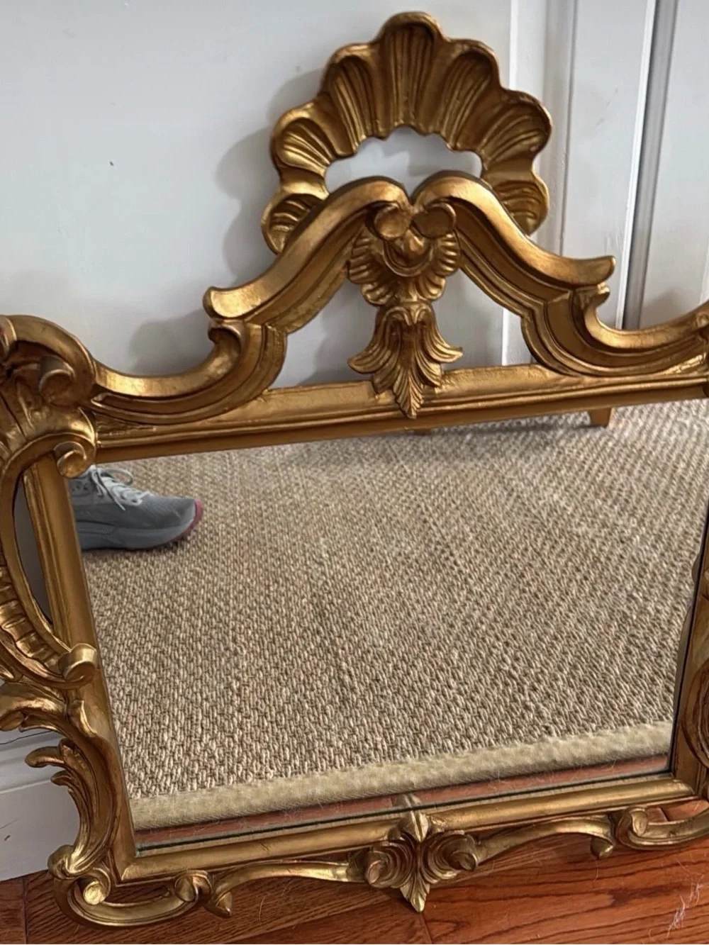 Gold Ornate Wall Mirror - Decorative Home Accent